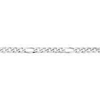 Unisex Figarokette Silber 925 