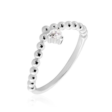 Damen Ring Silber 925 Zirkonia Tropfen Carla  - Ringe mit Stein Damen | OROVIVO