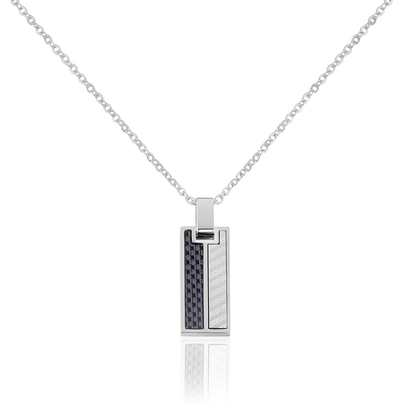 ANTON 2 Herren Collier Edelstahl Rechteckig - Halsketten Herren | OROVIVO