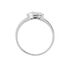 Damen Ring Silber 925 Zirkonia Wei&szlig; 1 ct