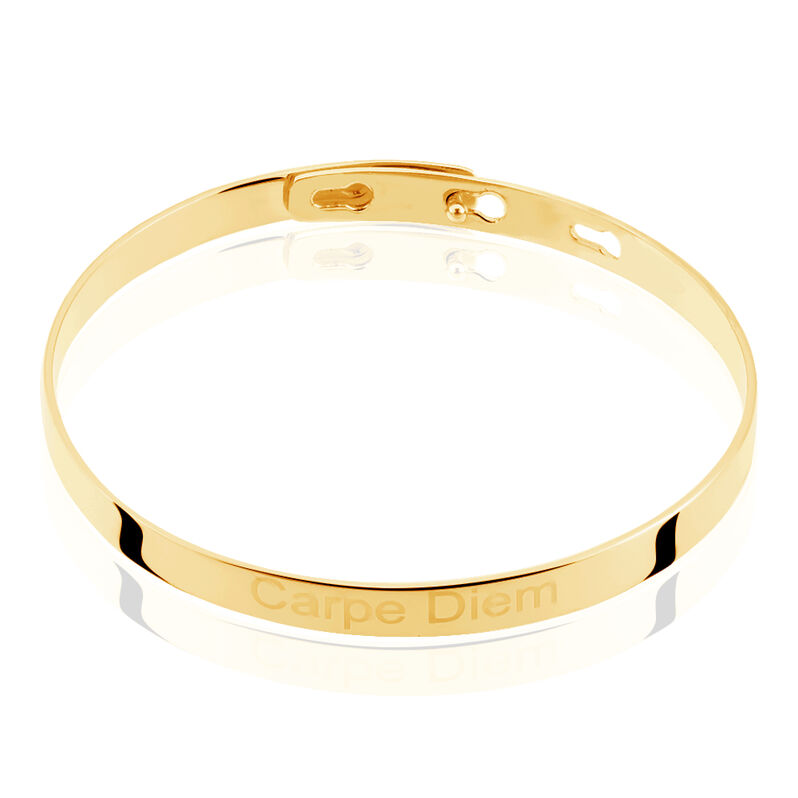 Bracelet Jonc Gravita Argent Jaune - Spannringe Damen | OROVIVO