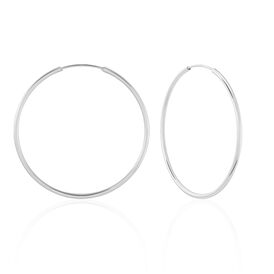 Damen Creolen Silber 925 50mm - Creolen Damen | OROVIVO