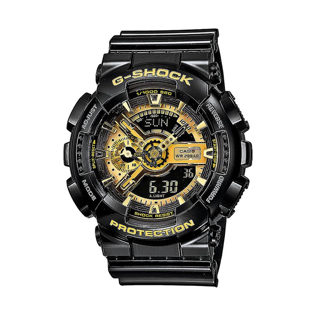 CASIO G-SHOCK Herrenuhr GA-110GB-1AER Quarz Digital, Uhr ohne Stein