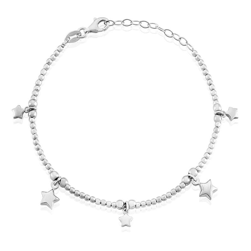 Kinder Armband Silber Silber 925 Galaxy Araya 1,9cm 25mm - Kugelarmbänder Kinder | OROVIVO