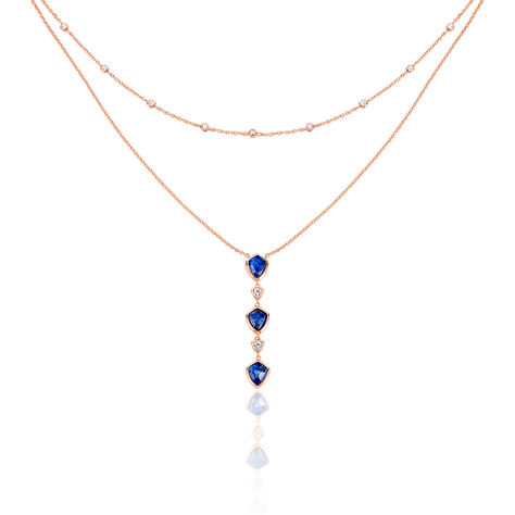Damen Halskette Silber 925 Rosé Vergoldet - Halsketten Damen | OROVIVO