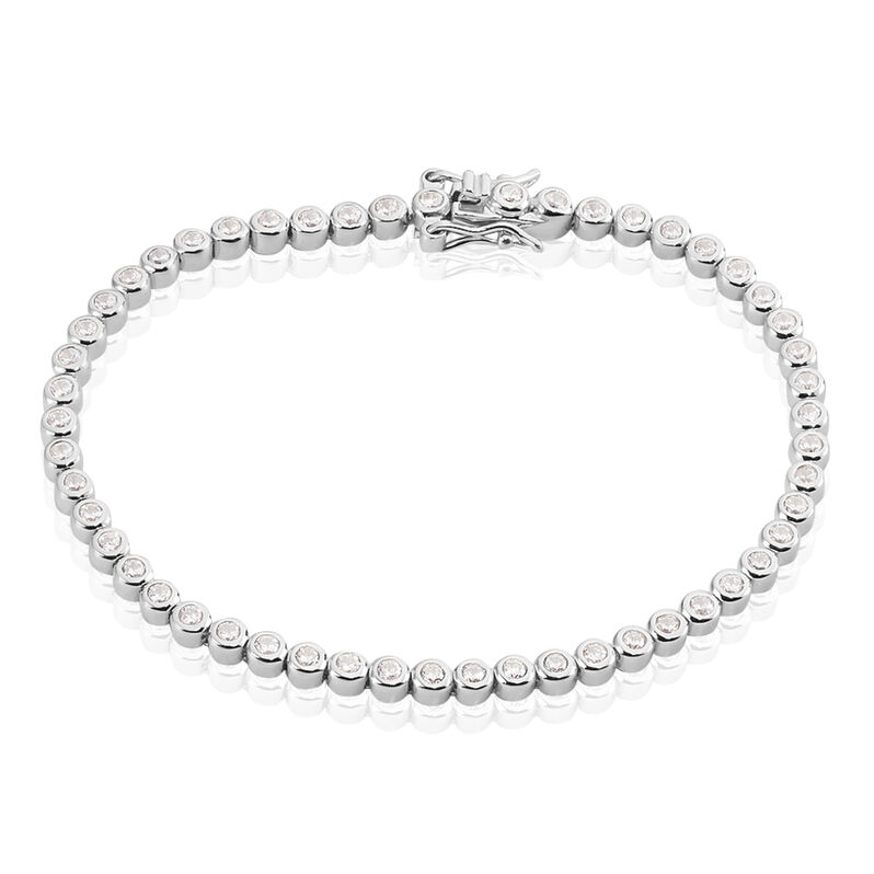 Damen Armband Silber 925 Zirkonia Wei&szlig; - Armb&auml;nder Damen | OROVIVO