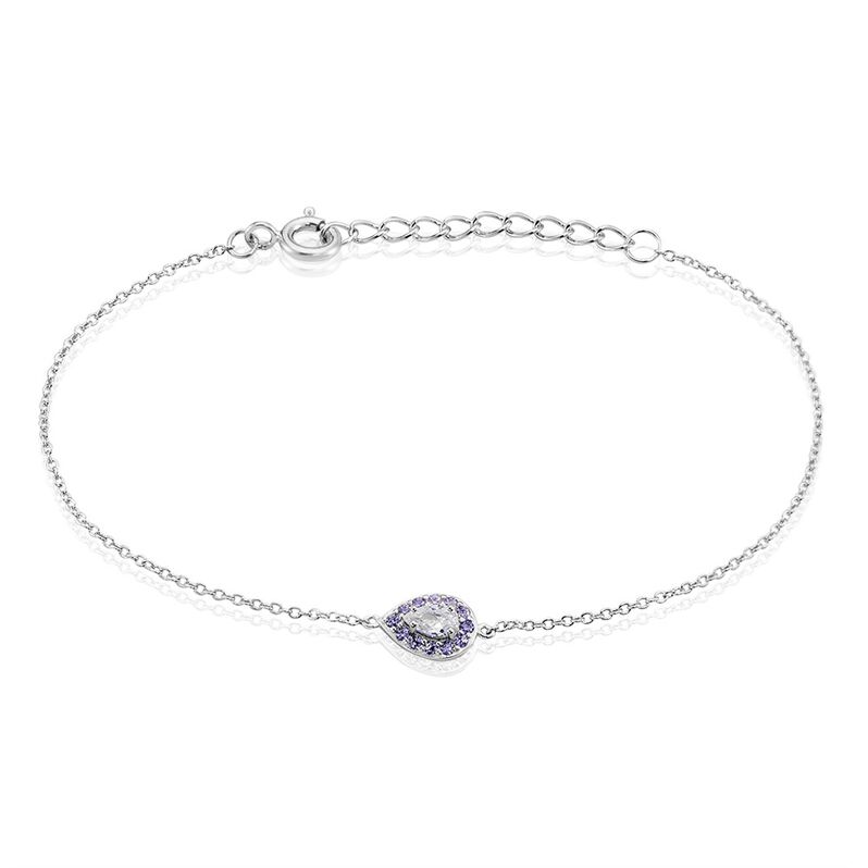 Bracelet Argent Tania Oxydes De Zirconium - Spannringe Damen | OROVIVO