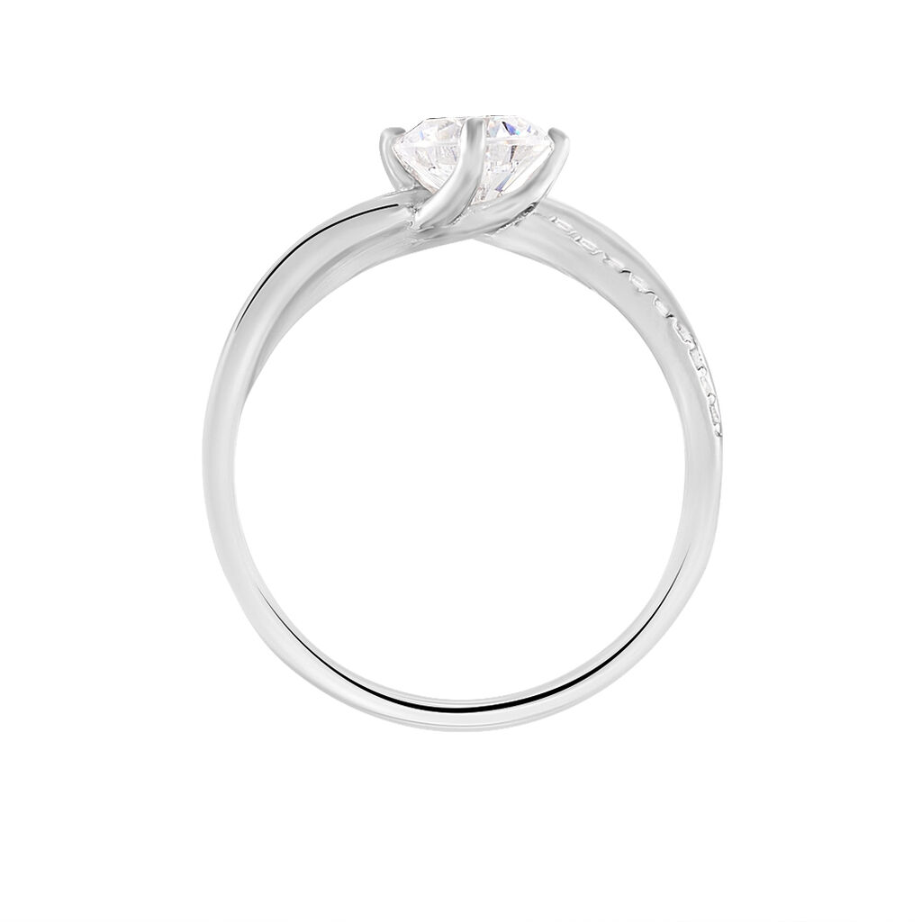 Damen Ring Silber 925 Zirkonia Essie 1  - Verlobungsringe Damen | OROVIVO