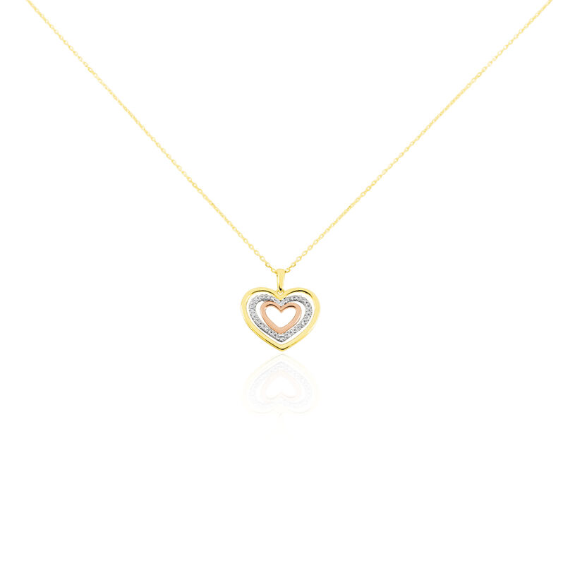 Collier Titaina Or Tricolore Diamant - Spannringe Damen | OROVIVO