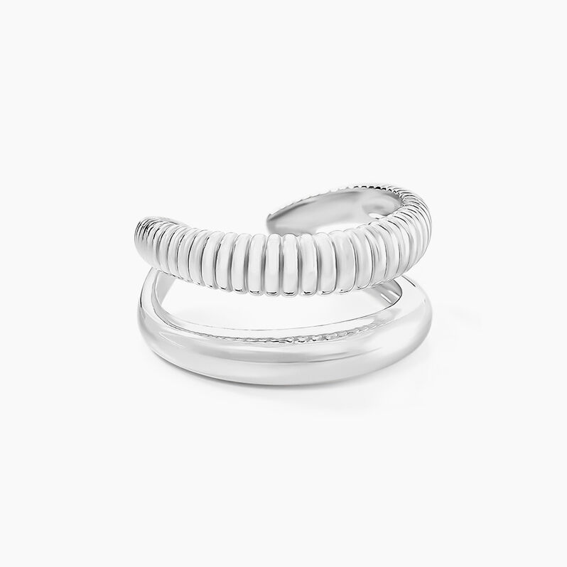 Bague Louve Argent Weiss - Spannringe Damen | OROVIVO