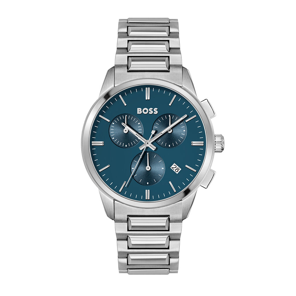 BOSS Herrenuhr Dapper Quarz 1513927, Uhr ohne Stein