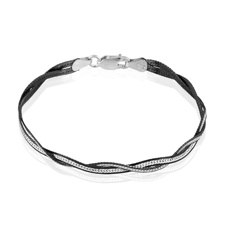 Bracelet Imaeae Argent Blanc - Spannringe Damen | OROVIVO