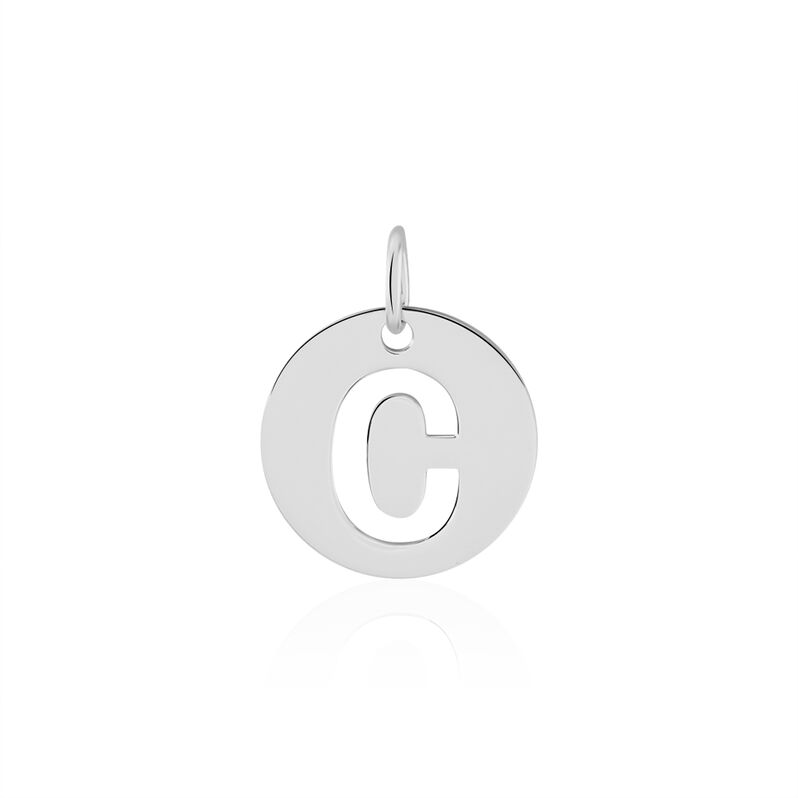 Pendentif Argent Elio Pastille Lettre C - Spannringe Familie | OROVIVO
