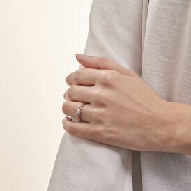 Spannring Silber 925 Zirkonia spiralförmig Lyse - Ringe mit Stein Damen | OROVIVO