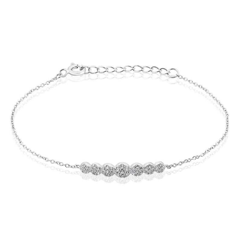 Bracciale Silver Shine Argento Rodiato Cubic Zirconia - Spannringe Damen | OROVIVO