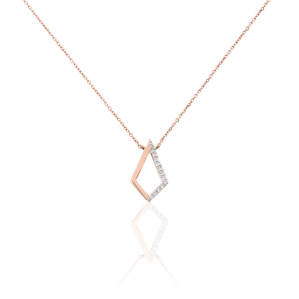 Collier Anouk Or Rose Diamant - Spannringe Damen | OROVIVO