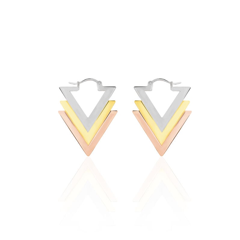 Boucles D'oreilles Acier Olivia - Spannringe Damen | OROVIVO