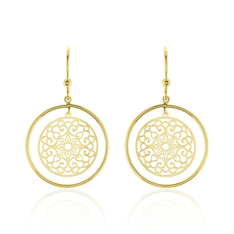 Boucles D'oreilles Serguiane Or Jaune - Spannringe Damen | OROVIVO