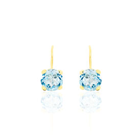 Damen Ohrhänger Gold 375 Topas  - Ohrhänger Damen | OROVIVO