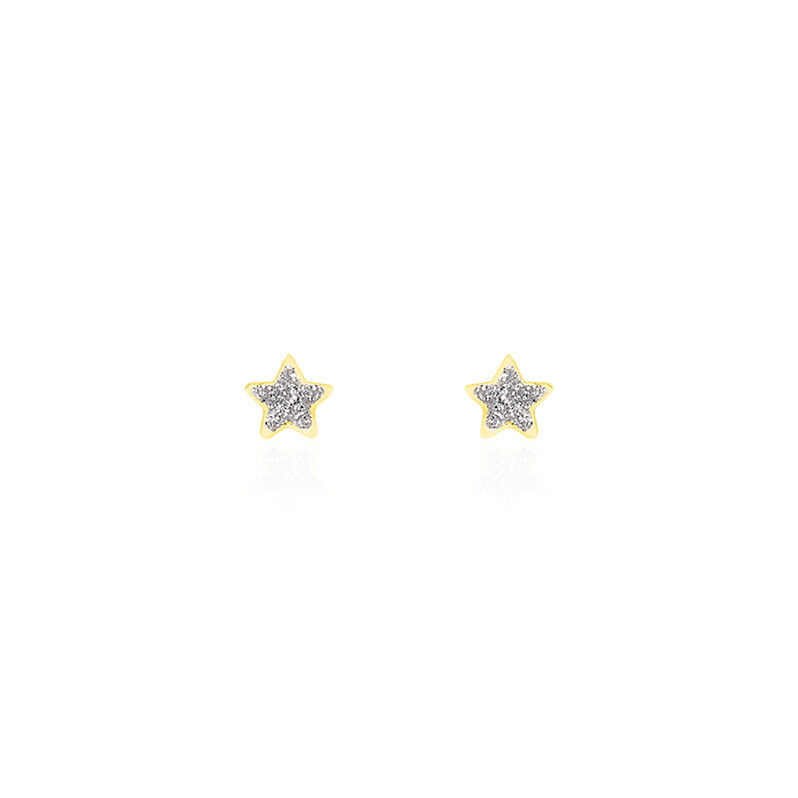 Boucles D'oreilles Or Jaune Chirine - Spannringe Kinder | OROVIVO