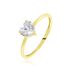 CHLOE Damen Ring Gold 375 (9 Karat) Zirkonia Weiß 1,4 ct