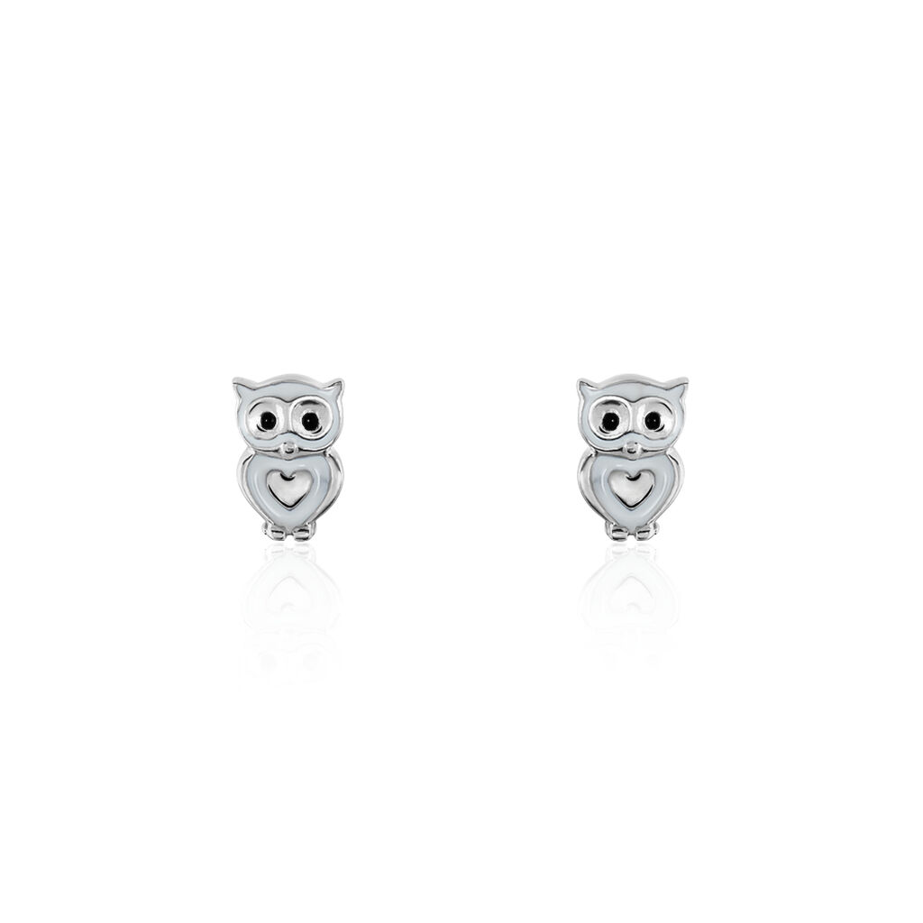 Kinder Ohrstecker Silber 925 Eule - Ohrstecker Kinder | OROVIVO