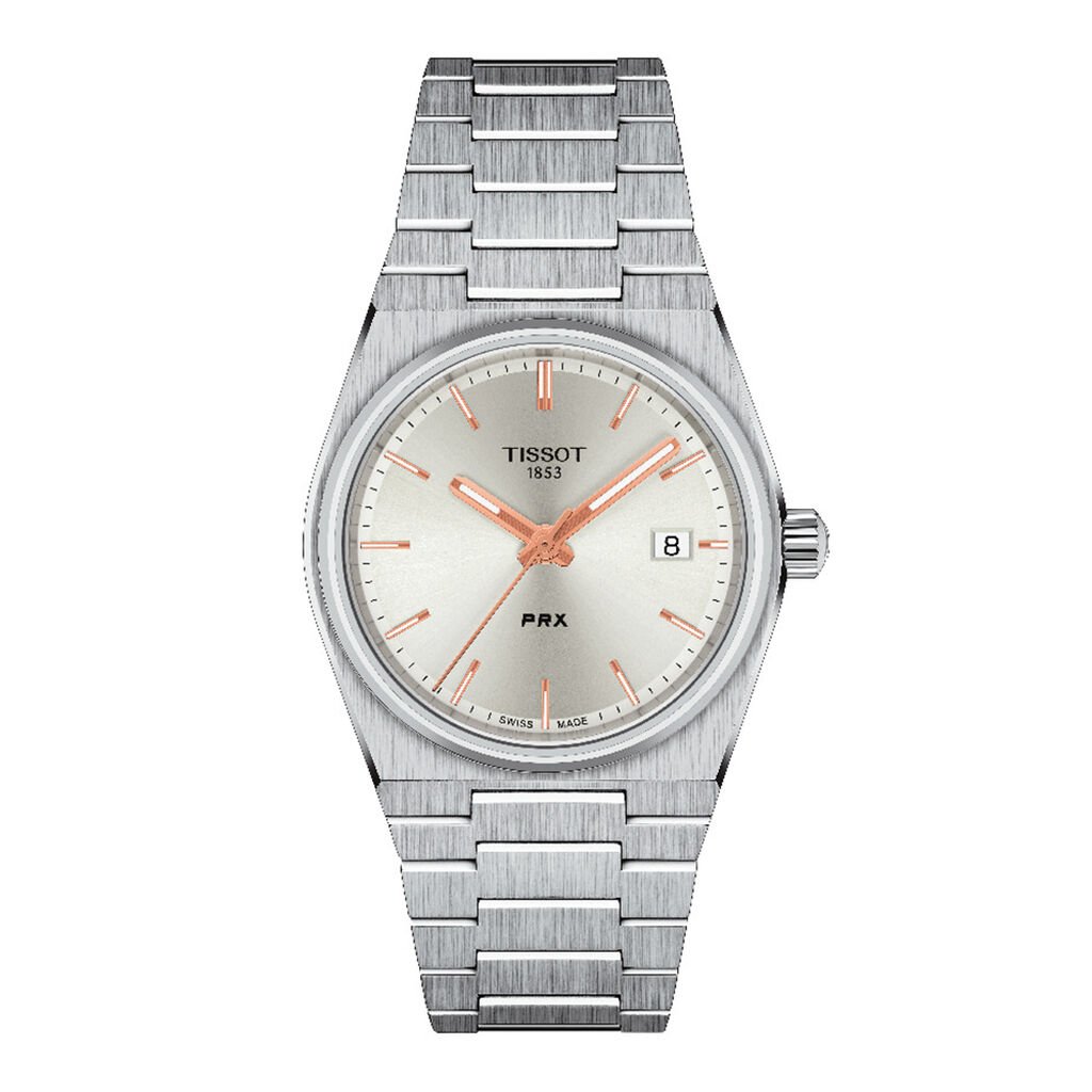 TISSOT Damenuhr PRX 35 mm T1372101103100 Quarz