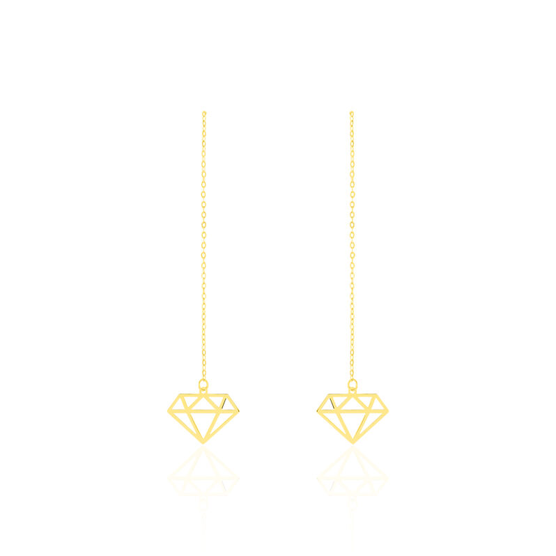 Boucles D'oreilles Pendantes Diane Or - Spannringe Damen | OROVIVO