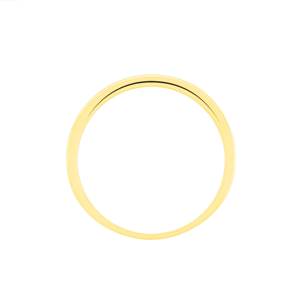 Vienna Damen Ring Gold 375 (9 Karat) Diamant Wei&szlig; 0,03 ct Viereck B 5 mm