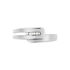 Damen Ring Silber 925 Diamant Weiß 0,04 ct Gürtel B 7 mm
