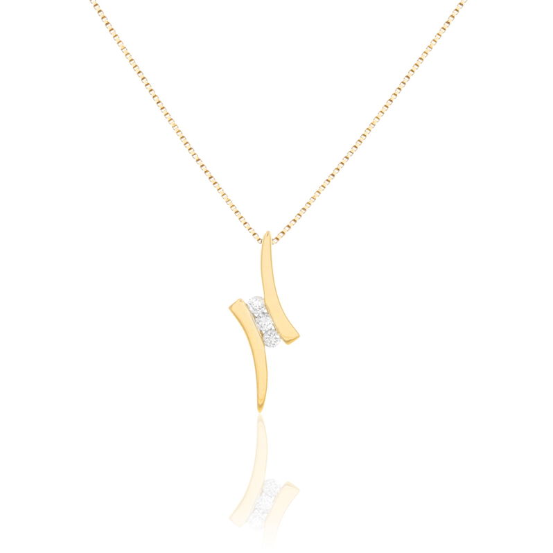 Collier Etienna Or Jaune Diamant - Spannringe Damen | OROVIVO