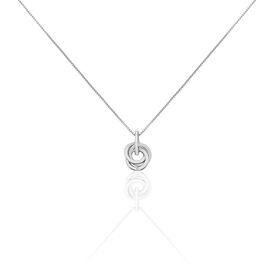 Damen Halskette Silber 925 Diamant 0,009ct - Ketten mit Anhänger Damen | OROVIVO