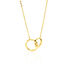 Doblo Damen Collier Gold 375 (9 Karat) Kreis