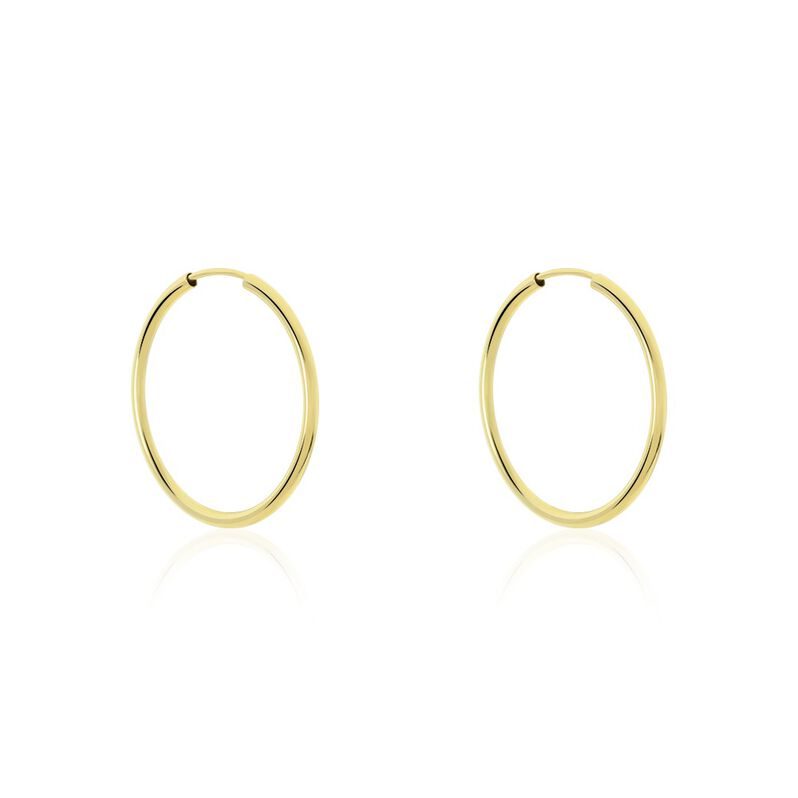 TARJA Damen Creolen Silber vergoldet 925 - Creolen Damen | OROVIVO