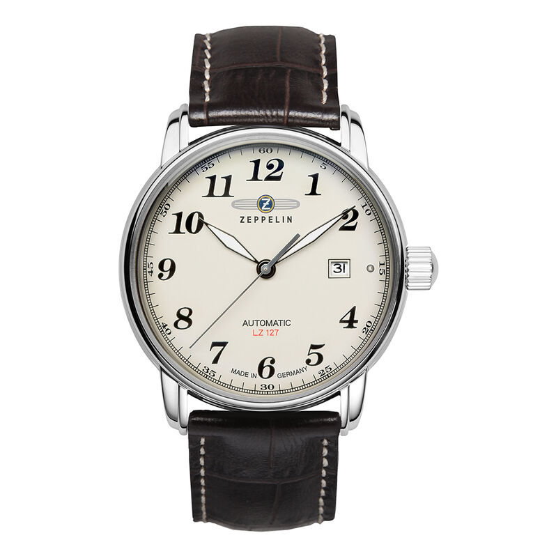 Zeppelin Herrenuhr Graf 7656-5 Automatik - Armbanduhren Herren | OROVIVO
