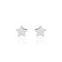 ASTRE STERN 1 Damen Ohrstecker Silber 925 Stern