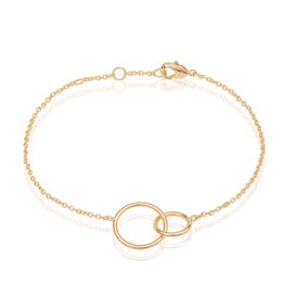 Damen Armband Messing Gold 750 plattiert Kreis - Armbänder Damen | OROVIVO