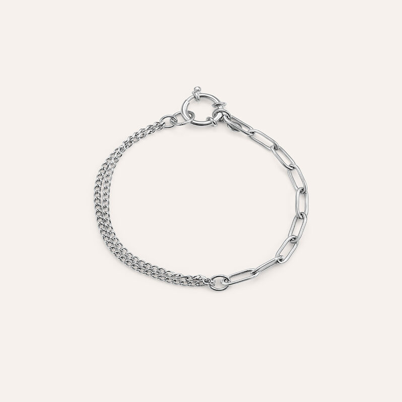 Bracciale Catena Silver Collection Argento Rodiato - Spannringe Damen | OROVIVO