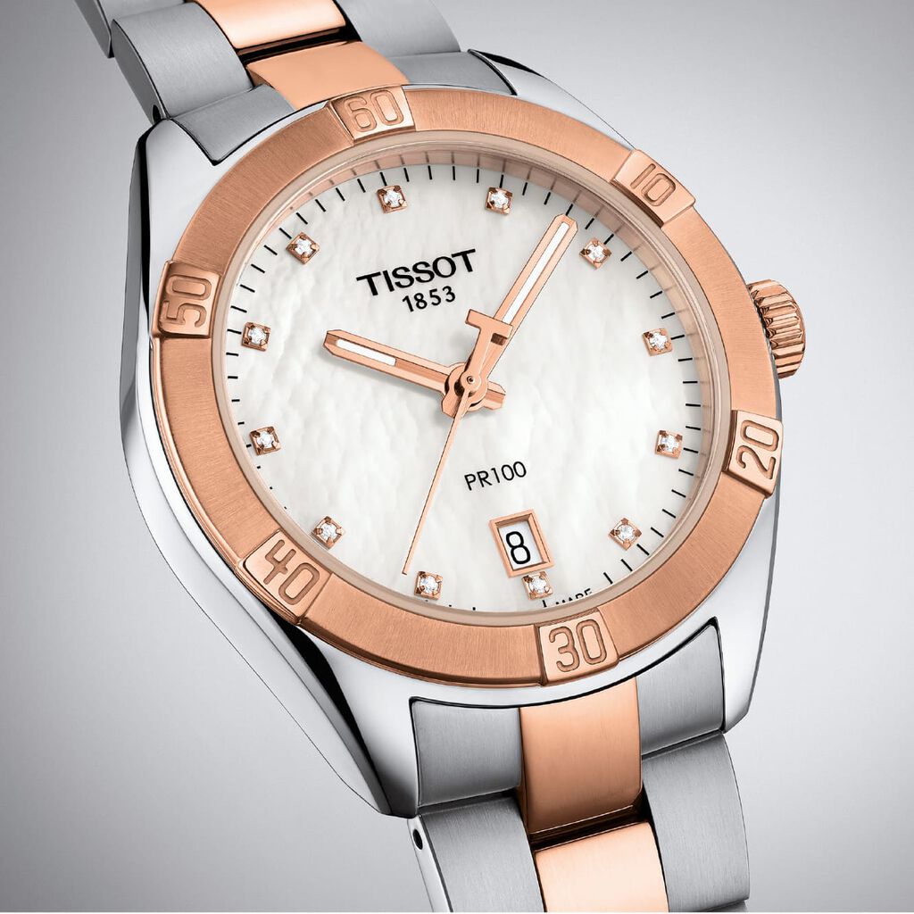 Tissot Damenuhr PR 100 Sport Chic T1019102211600 - Armbanduhren Damen | OROVIVO
