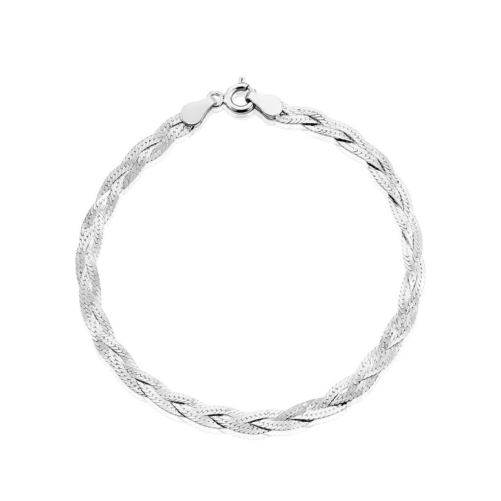 AUBRIE Damen Armkette Silber Silber 925 B 3,45 mm