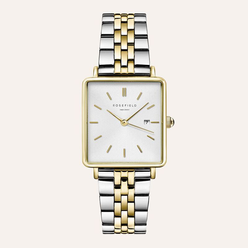 Orologio Al Quarzo Rosefield The Boxy Qvsgd-q013 - Spannringe Damen | OROVIVO