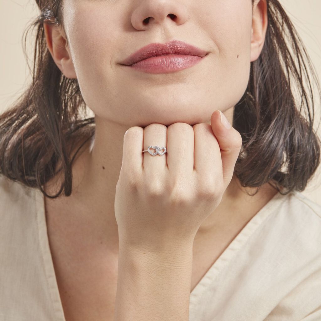 Bague Argent Et Oxyde - Verlobungsringe Damen | OROVIVO