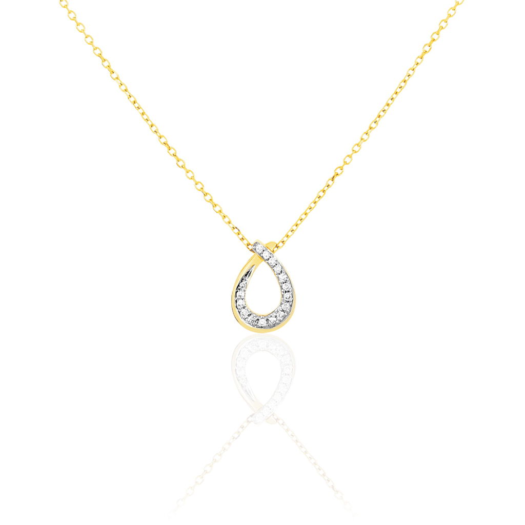 Collier Carsta Or Jaune Diamant - Spannringe Damen | OROVIVO