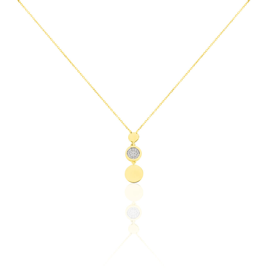 Collier Or Jaune Yvelyne Oxydes - Spannringe Damen | OROVIVO