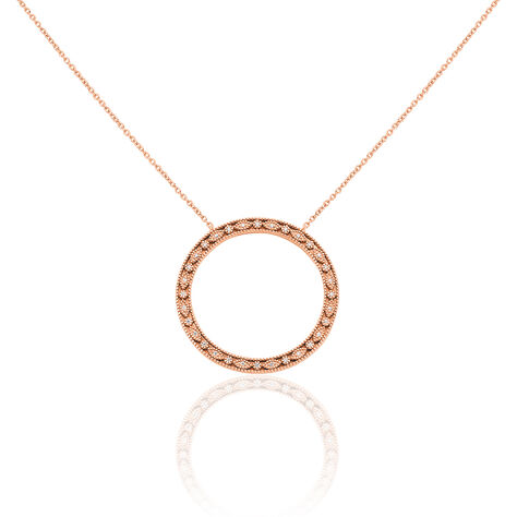 Damen Halskette Silber 925 Rosé Vergoldet - Halsketten Damen | OROVIVO