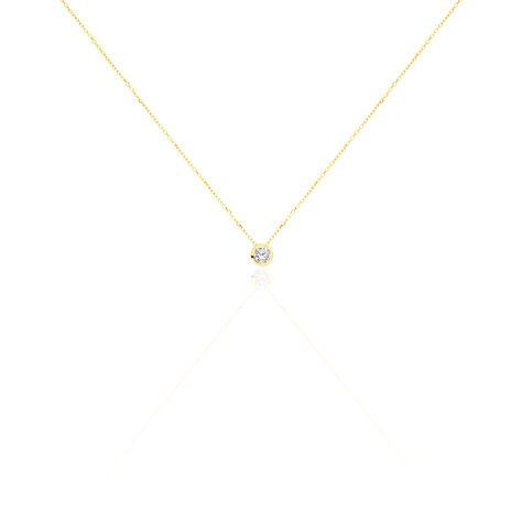 Damen Halskette Gold 375 Zirkonia - Halsketten Damen | OROVIVO