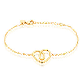 Damenarmband Edelstahl Vergoldet Herz - Armbänder Damen | OROVIVO