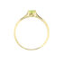 ELENEA Damen Ring Gold 375 (9 Karat) Peridot Grün 0,89 ct Oval
