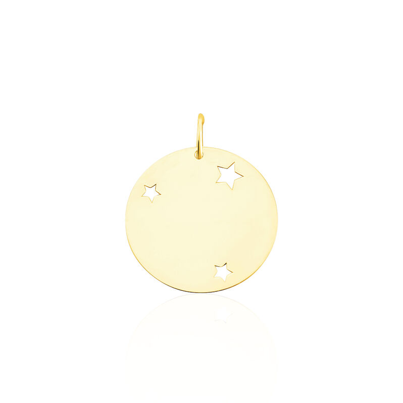 Pendentif Or Jaune Pastille Gravable - Spannringe Kinder | OROVIVO