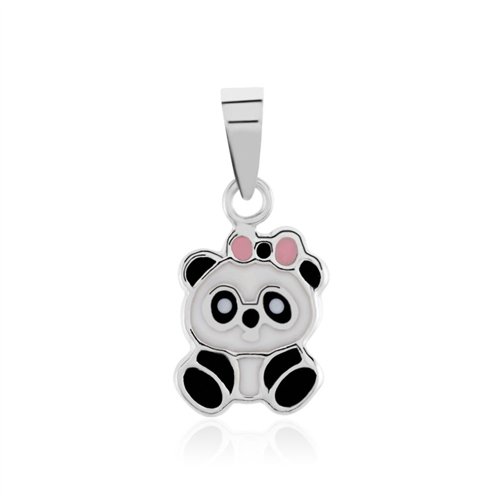 SAIDA Kinder Anhänger Silber 925 Panda, Anhänger ohne Stein